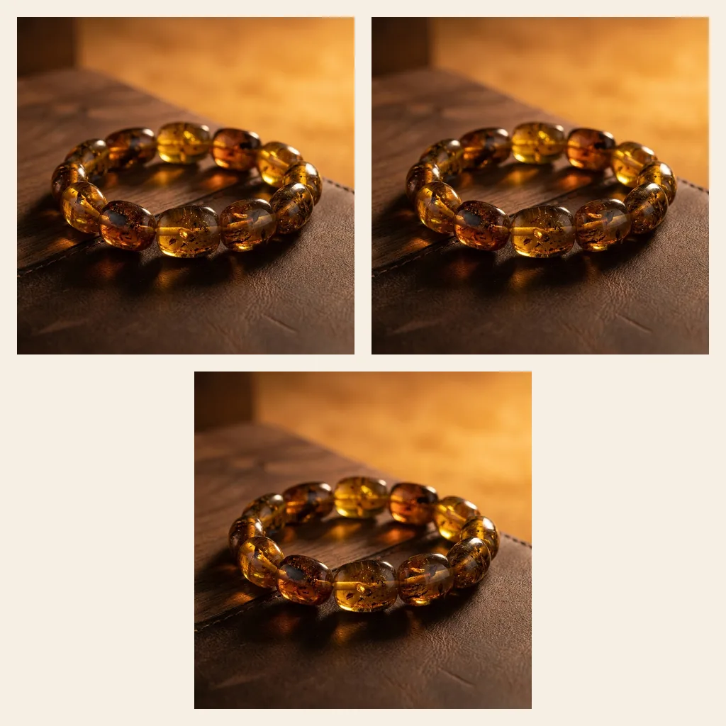 Amber Bead Bracelet