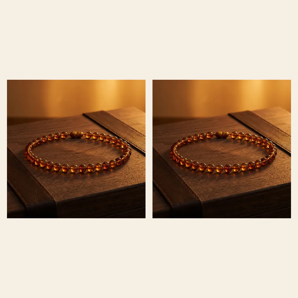 Amber Bead Necklace