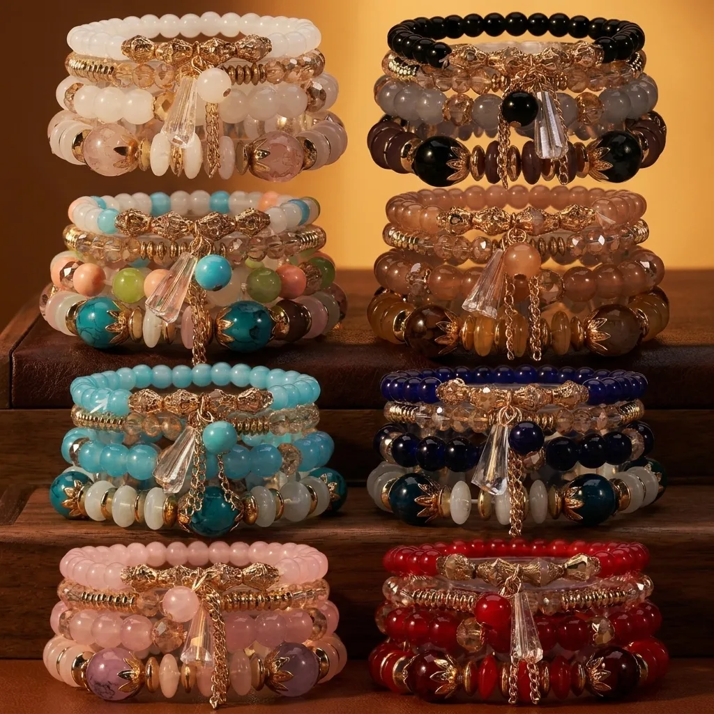 Bohemian Stacking Bracelets