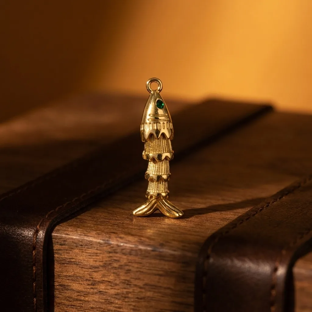Brass Fish Pendant