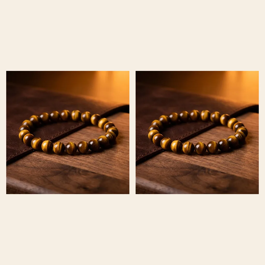 Grade A Tiger Eye Bracelet, 8mm