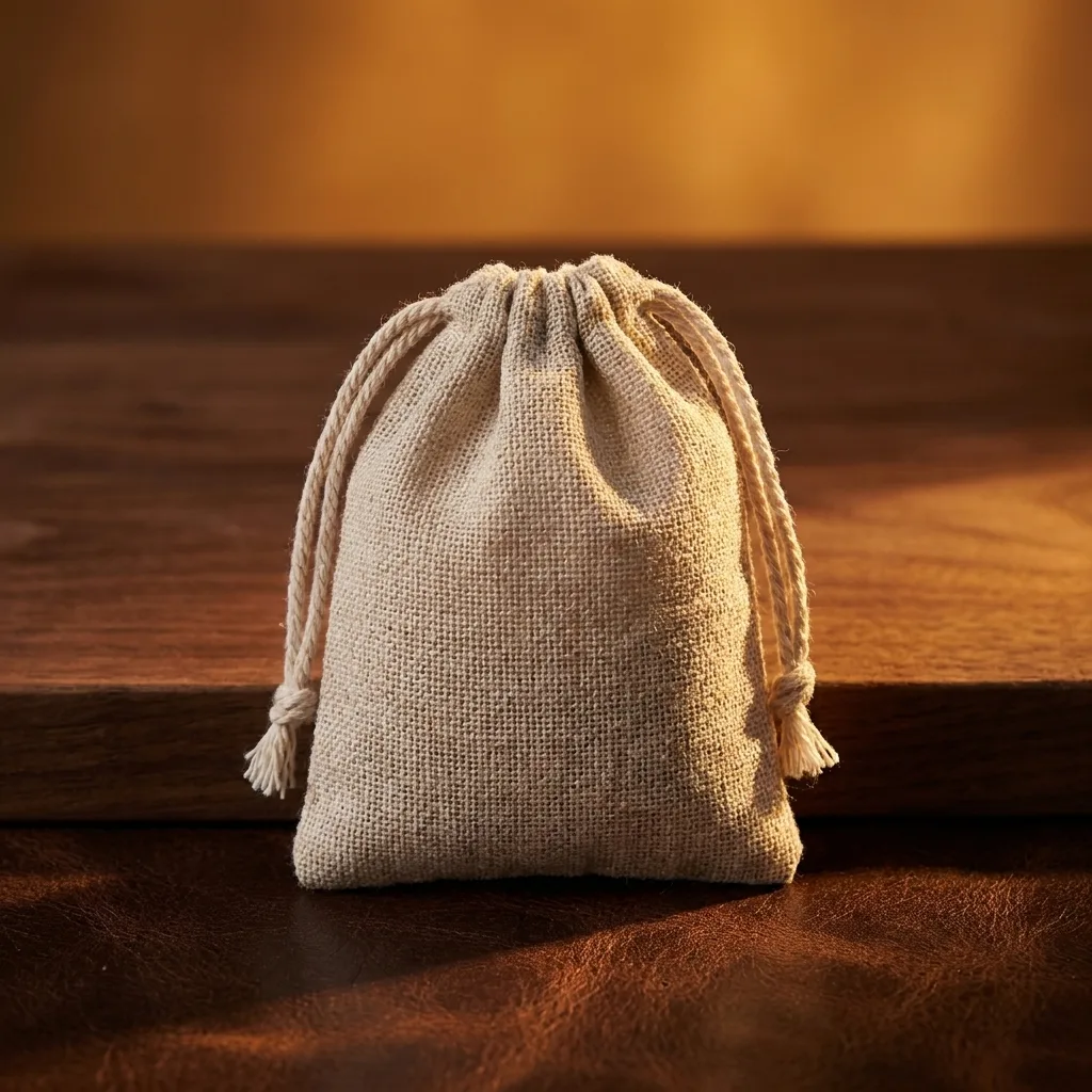 Linen Drawstring Pouch