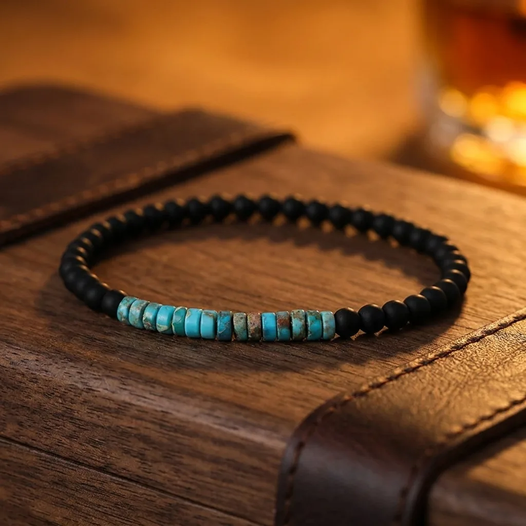 Onyx Mini Bracelet, 4mm